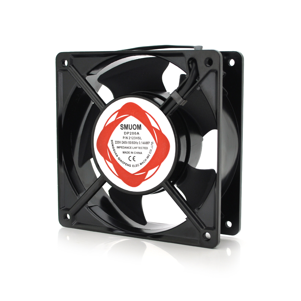 Кулер для охолодження серверних БП SMUOM 12038 DC sleeve fan під пайку - 120 * 120 * 38мм, 220V, 2600об / хв, Q40