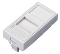 Модульна вставка OK-net, 22,5 х45 1 порт