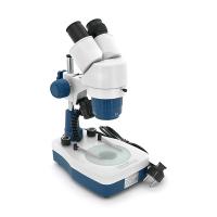 Мікроскоп бінокулярний BAKKU BA-007, Збільшення 20Х-40Х з підсвіткою, Внутр. БП 220В (340 * 285 * 150) 2,7 кг