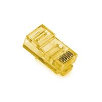 Конектор Merlion RJ-45 8P8C UTP Cat-5 (100 шт / уп.) Q100 Yellow