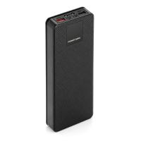 Power bank Voltronic ET8 під 8х18650, Digital display, Output: 22.5W, 4 кабелі (USB, Micro-USB, Type-C, Lightning), PVC, ліхтар, Black, BOX