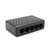 5-ти портовий Gigabit Ethernet комутатор ONV-H3005ES в чорному корпусі, 5*1000Мб портів, 12В 1Ач, 87.7×55×23.9 мм