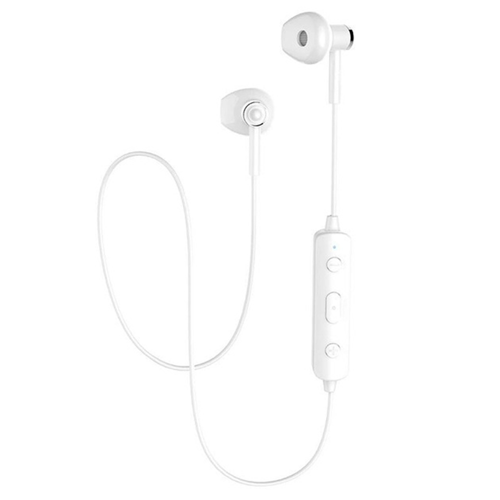 Навушники вакуумні Bluetooth HOCO ES21 Wonderful Sport, White, Box