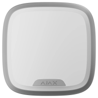 Бездротова вулична сирена Ajax Superior StreetSiren Plus white Jeweller