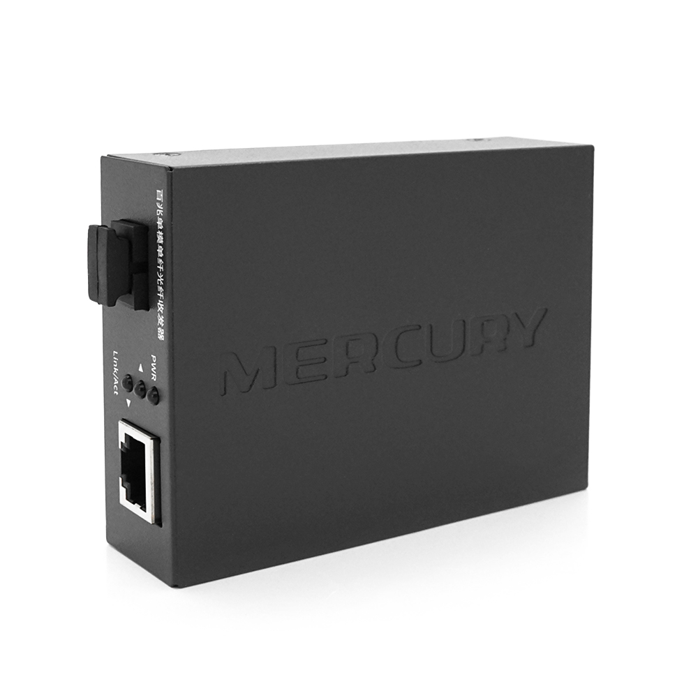 Медіаконвертор MC11B-20 Mercury В (IC + 113), 1550 WDM одноволоконного Full / Half duplex, SC 20km (0 + 70 ° C), + блок живлення 5V 1A Q60