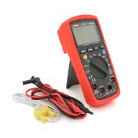 Мультиметр UNI-T UT139C Вимірювання: V (AC/DC), A (AC/DC), Ω, C, Hz, °C/°F. Функції: Data Hold, Auto Range, продзвонювання, тест діодів.