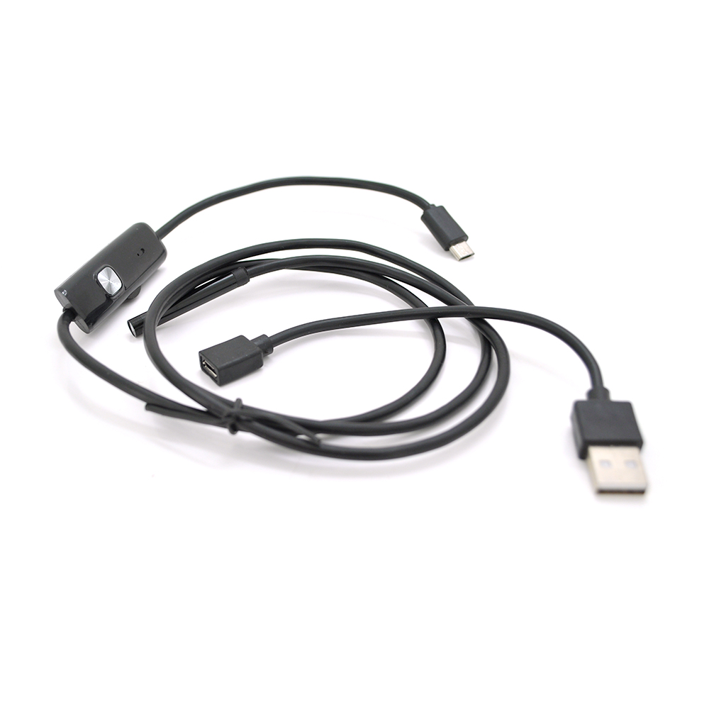 2  in 1 MicroUSB/PC HD эндоскоп YT-En-2SW м'який дріт, 1м