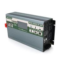 Інвертор напруги Demuda DMDPSW-1500W, 12V/220V, 1500W з правильною синусоїдою, 2 універсальні розетки, 2 USB, Rj 45, клемні дроти, Q6