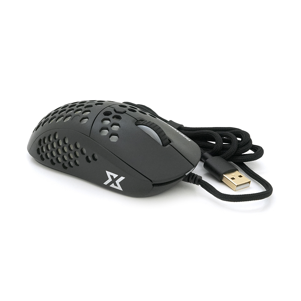 Ігрова миша провідна RAPTOR UX2 X, 6 кнопок, 200-4800 DPI, Led Lighting RGB, 1,8 м, Win7/8/10 Mac OS, Black, COLOR BOX