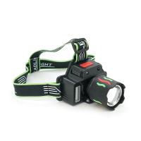 Налобний Ліхтарик Bailong BL-H36-TG, 3+3 реж., Zoom, корпус-алюміній, водостійкий, ударостійкий, вбудований акумулятор, USB кабель, BOX