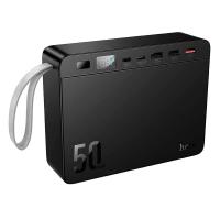 Power Bank HOCO J166 50000mAh, PD20W+22.5W, Black, 1.030kg
