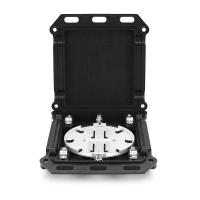 Муфта оптична Merlion ML-OP-F007-12C, герметична, 4 введення, 1 касета, до 12 зварок, матеріал PC