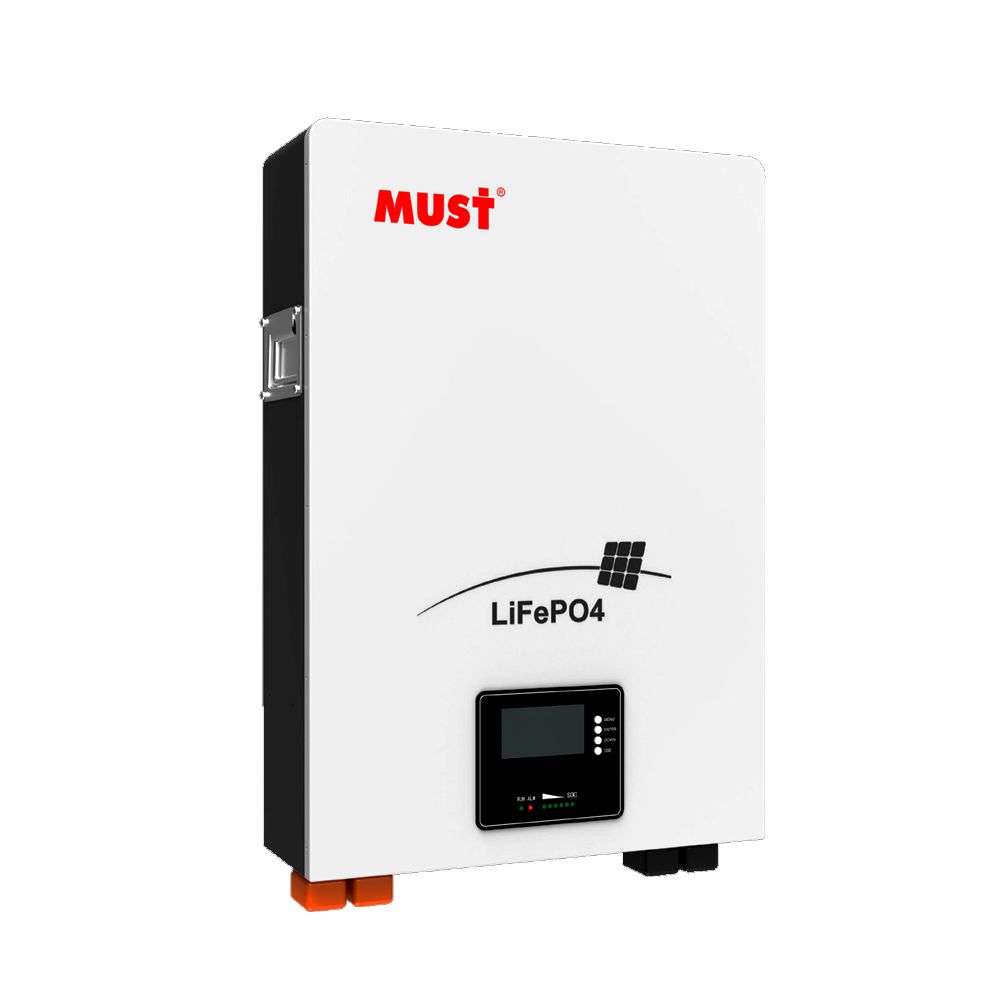 Акумуляторна батарея Must LiFePO4 LP16-48100 51.2V 100Ah, 5,12kWh, BMS100A@16S, CAN2.0/RS232/RS485, 6000 cycles, 625x442x177,44kg