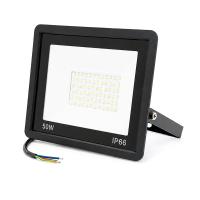 Прожектор SLIM LED RITAR RT-FLOOD50A, 50W, 56xSMD2835, IP65, 4000Lm, 6500K (100%), PF>0.9 Ra>70, 215*240*30mm, Q20
