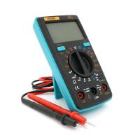 Мультиметр ANENG AN-M1. Вимірювання: VDC, VAC, ADC, Ω. Функції: продзвонювання, перевірка діодів, тест транзисторів, Hold, підсвічування.