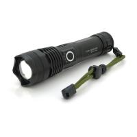 Ліхтарик Bailong BL-X71-P90, 3 режими, алюміній, акум 26650, USB кабель, BOX