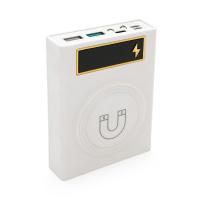 Power bank Voltronic CX4-PD-QIMagnetic під 4х18650, Magnetic Wireless Charger, Output:22.5W, Micro-USB, Type-C, Lightning, ABS, PVC, White, BOX