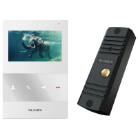 Slinex ML-16HD(Black)+SQ-04M(White) Комплект відеодомофону