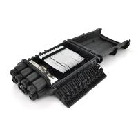 Муфта оптична Merlion ML-OP-F108H-12C, герметична, 3 введення, до 2-х касет, до 12 зварок, матеріал PP