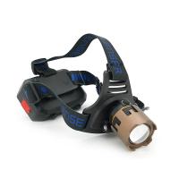 Налобний Ліхтарик Bailong BL-A50, 3 реж., Zoom, корпус-алюміній, водостійкий, ударостійкий, живлення від 3*18650, кабель USB, BOX