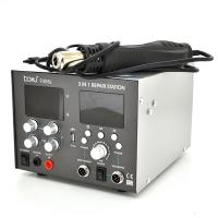 Паяльна станція BAKKU BA-9305L цифрова індикація, фен, паяльник, БЖ DC 0-30В, 5A (335*300*235) 4,91 кг