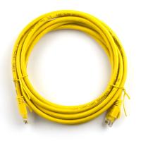 Патч-корд литий RITAR, UTP, RJ45, Cat.5e, 2m, жовтий, Cu (мідь) Q300