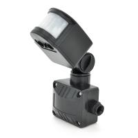 Датчик руху PIR, 180°, відстань макс. 12м, 220V, макс. навантаження 100Вт, Black