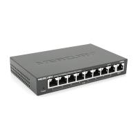 Комутатор POE 48V Mercury S109PS 8 портів POE + 1 порт Ethernet (Uplink) 10/100 Мбіт / сек, БП в комплекті, BOX Q200 (258 * 196 * 66) 0,72 кг (158 * 99 * 25)