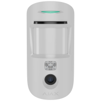 Бездротовий сповіщувач руху з камерою Ajax Superior MotionCam AM (PhOD) white Jeweller