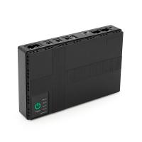 ДБЖ UPS-18W DC1018P для роутерів/комутаторів/PON/POE-430, 5//9/12V, 1A, 12000MAh(4*3000MAh), Black, BOX