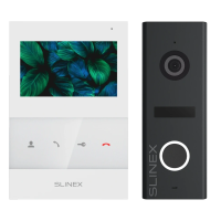 Slinex SQ-04 White + ML-17HR Graphite Комплект відеодомофону