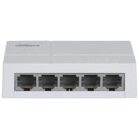 Комутатор Dahua DH-SF1005L 5 портів Ethernet 10/100 Мбіт/сек, Q30, 86.4×52×23 мм