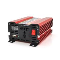 Інвертор напруги NV-500(300Вт)+LCD, 12/220 з апроксимованою синусоїдою, 1 універсальні розетка, Клеми, Box