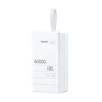 Power Bank Remax RPP-650 60000mAh, PD 100W+QC 22.5W, White, 1.46kg Power Bank Remax RPP-650 60000mAh, PD 100W+QC 22.5W, White, 1.46kg