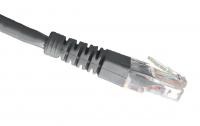 Патч-корд OK-net Кат.5e UTP 24AWG Сірий Без захисту фіксатора 10м