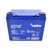 Акумуляторна батарея MERLION FOR TESLA AGM MLTS12330M6 12 V 33 Ah (195 x 130 x 155 (165)), 11.8 kg Blue Q1