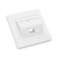 Розетка оптична накладна для адаптера SC/UPC з одним портом 86 х 86 мм