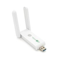 Бездротовий мережевий адаптер Wi-Fi-USB3.0 Merlion LV-UAC15,RTL8812BU, з 2-ма антенами 10см,802.11bgn, 1200MB,2.4 GHz,Blister