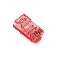 Конектор Merlion RJ-45 8P8C UTP Cat-5 (100 шт / уп.) Q100 Red
