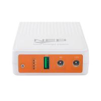 ДБЖ для роутера Mini UPS/Powerbank для роутера NEP QX-600, 5V/9V/12V, 25W, 8800mAh, БП 220/12V, White, Box