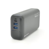 PowerBank  30000mAh, Input: (1хType-C, 1x MicroUSB), Output: (2хUSB, 2хType-C), PD20W, plastic, Black, Q20