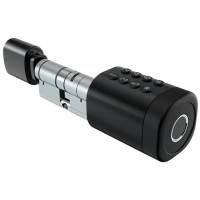 SEVEN LOCK SL-7774BF black (35-90мм) (циліндр) Біометричний замок