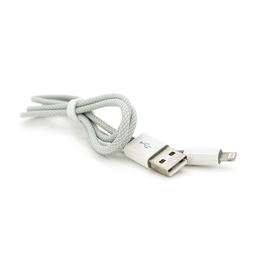 Кабель iKAKU KSC-723 GAOFEI smart charging cable for iphone, Gray, довжина 1м, 2.4A, BOX