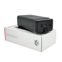 PowerBank XO-PR158 50000mAh, Input:5V/2.5A, 9V/2A,12V/1.5A (Micro, Type-C, Lightning),Output: 5V/2A, 9V/2A (3хUSB,Type-C), Q18,plastic,Black