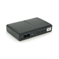 ДБЖ UPS-18W DC1018P YT45103 для роутерів/комутаторів/PON/POE-430, 5//9/12V, 1A, 10000MAh(знімні 4*2500MAh), Black, BOX