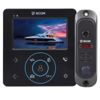 BCOM BD-480M Black Kit Комплект відеодомофона