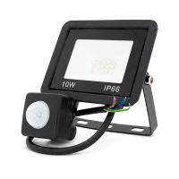 Прожектор SLIM SENSOR LED RITAR RT-FLOOD/MS10A, 10W, 12xSMD2835, IP65, 1000Lm, 6500K (100%), PF>0.9 Ra>70, 80*90*25mm