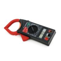 Мультиметр-кліщі DT-266FT. Вимірювання: V, A, Ω, Hz, °C. Функції: продзвонювання, утримання даних (HOLD), вибір діапазону вручну.