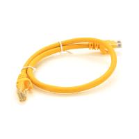 Патч-корд литий RITAR, UTP, RJ45, Cat.6, 0.5m, жовтий, Cu (мідь)