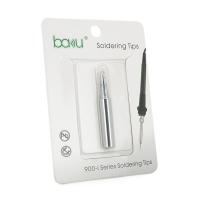 Жало для паяльника BAKKU BK-900M-T-2.4D,silver, 4*6.3mm, мідь, гальванічне покриття, висока теплопровідність, швидке нагрівання, перо широке